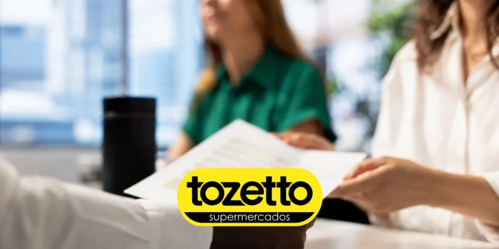 Serão disponibilizadas vagas para diferentes setores e lojas dos Supermercados Tozetto