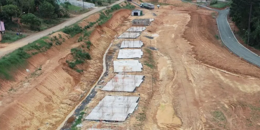Novas casas em construção