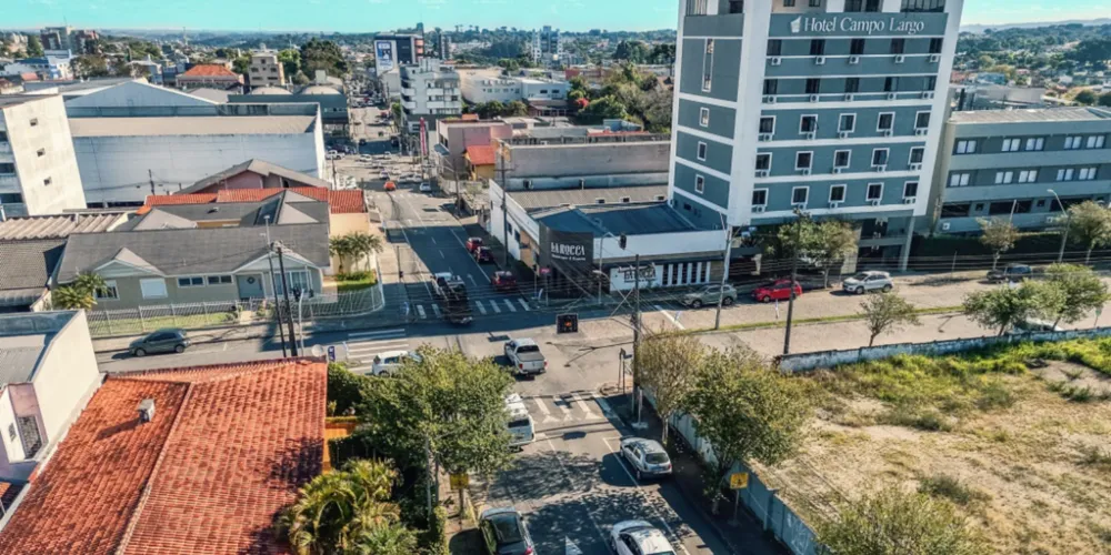 Rua Dom Pedro II, um dos pontos com a nova sinalização