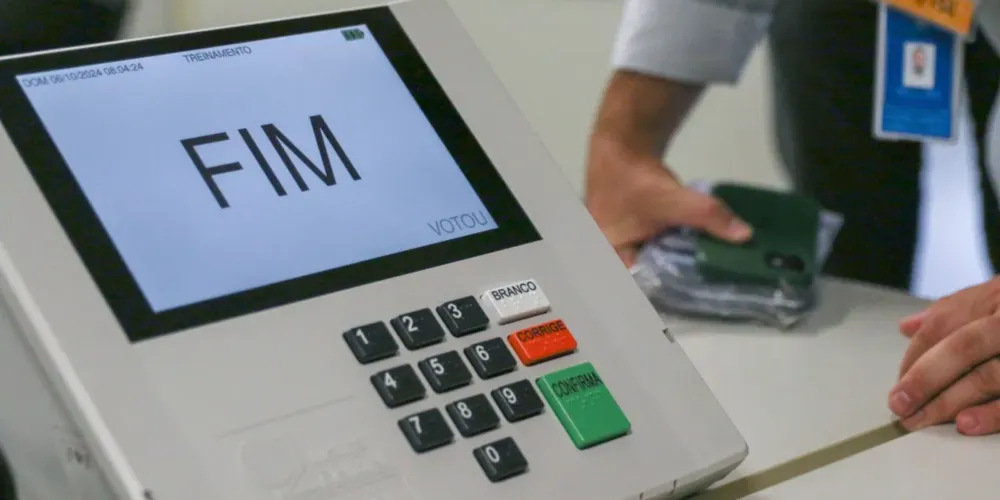 Urna eletrônica utilizada nas eleições