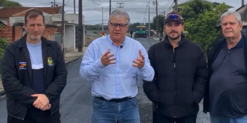 Prefeitura destaca avanço nas obras de pavimentação