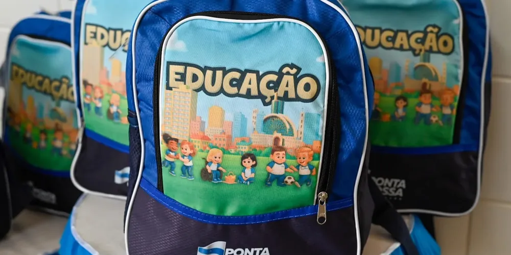 Nova lei em Ponta Grossa determina que mochilas de alunos de até 10 anos não superem 5% do peso corporal e exige armários nas escolas