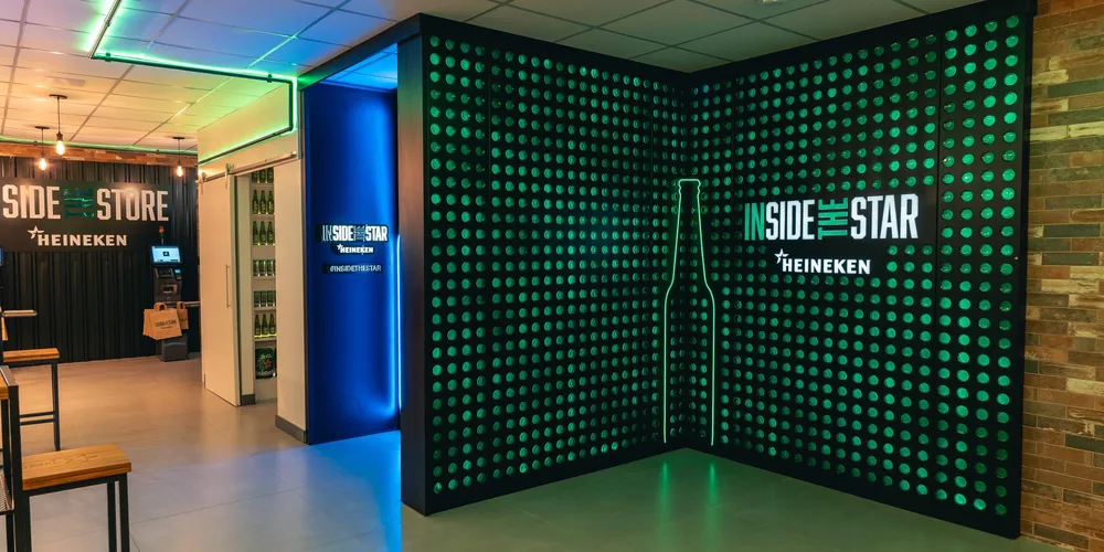 'Inside The Star' é o espaço de tour imersivo do Grupo Heineken