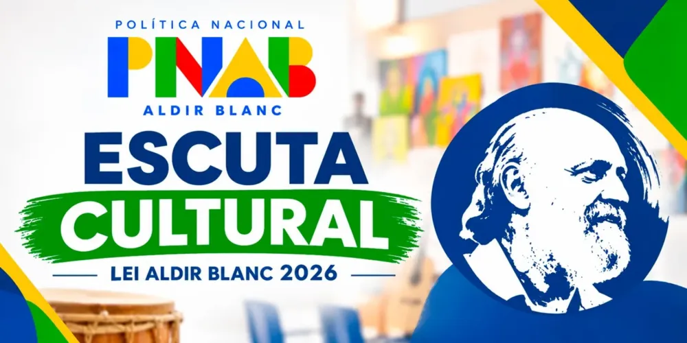 Recursos são da Política Nacional Aldir Blanc de Fomento à Cultura