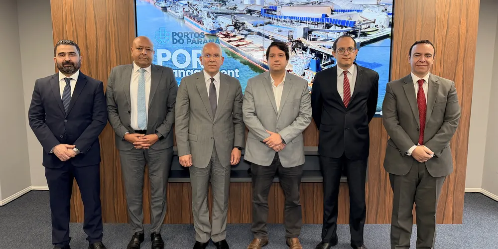 Representantes da Zona Econômica do Canal de Suez (SCZONE) e diplomatas do Egito visitaram a Portos do Paraná