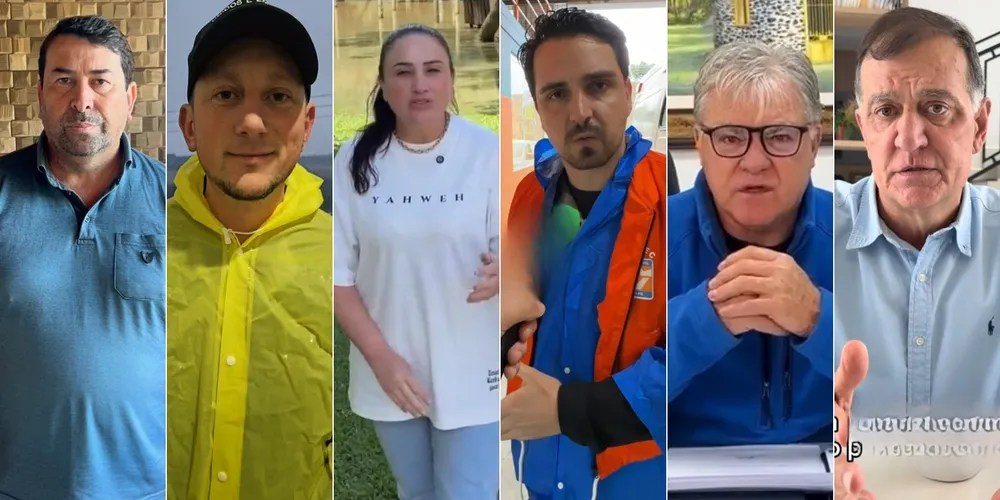 Orli de Cristo, Leandro Jasinski, Fernanda Sardanha, Emiliano Gomes, Altamir Sanson e Rildo Leonardi