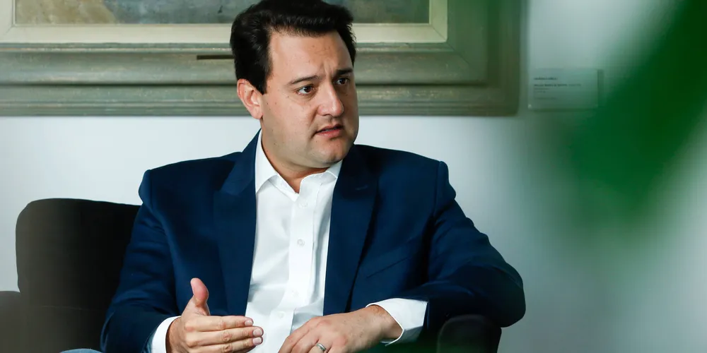 O governador do Paraná, Ratinho Junior (PSD)