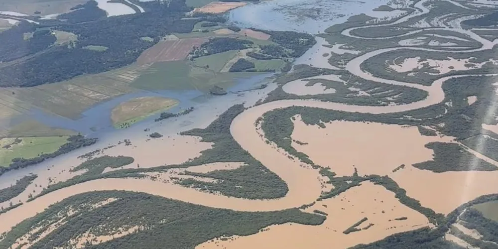 Nível do Rio Iguaçu apresentou estabilidade e parou de subir em São Mateus do Sul
