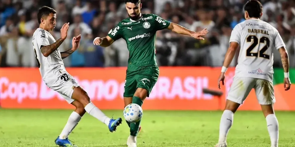 Palmeiras eliminou o Santos e avançou para a semifinal da Copa do Brasil
