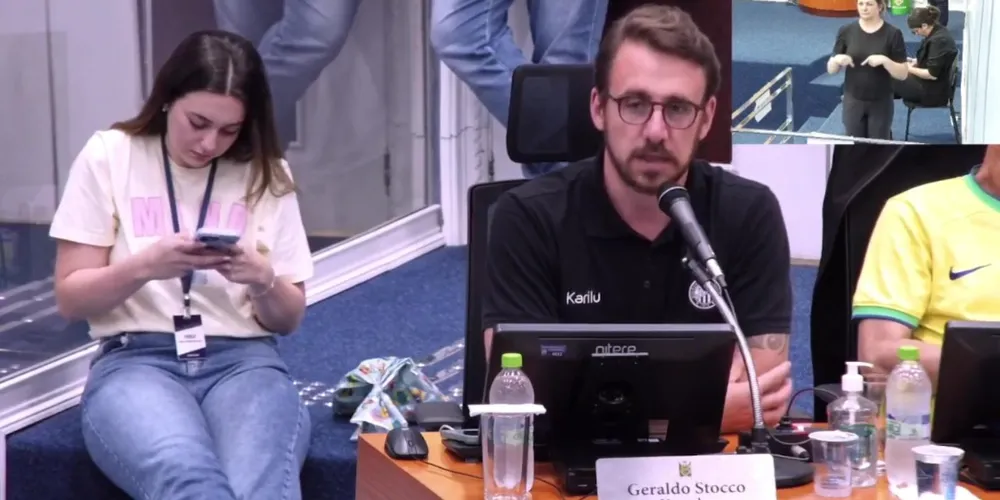 Geraldo Stocco se pronunciou durante Sessão da Câmara Municipal de Ponta Grossa
