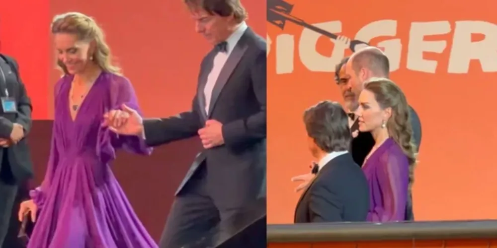 A princesa aceitou a oferta, mas o ator violou um conhecido protocolo real, pois é estabelecido que as pessoas não devem tocar nos membros da Família Real