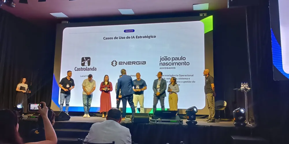 Em Foz do Iguaçu, a solução foi reconhecida no 4CIO Private Sectors 2026, evento que reúne lideranças de tecnologia de grandes empresas privadas do Brasil