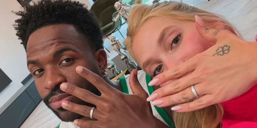 Vini Jr. e Virginia exibiram aliança de namoro