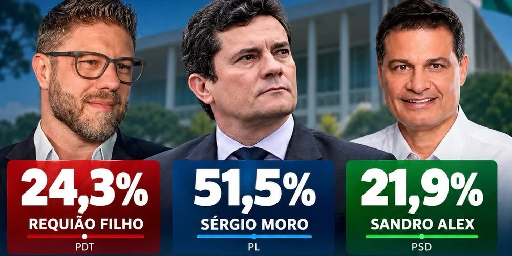 Sergio Moro lidera a pesquisa em votos válidos