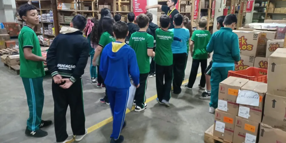 Educandos puderam explorar local com muita interação e conhecimento