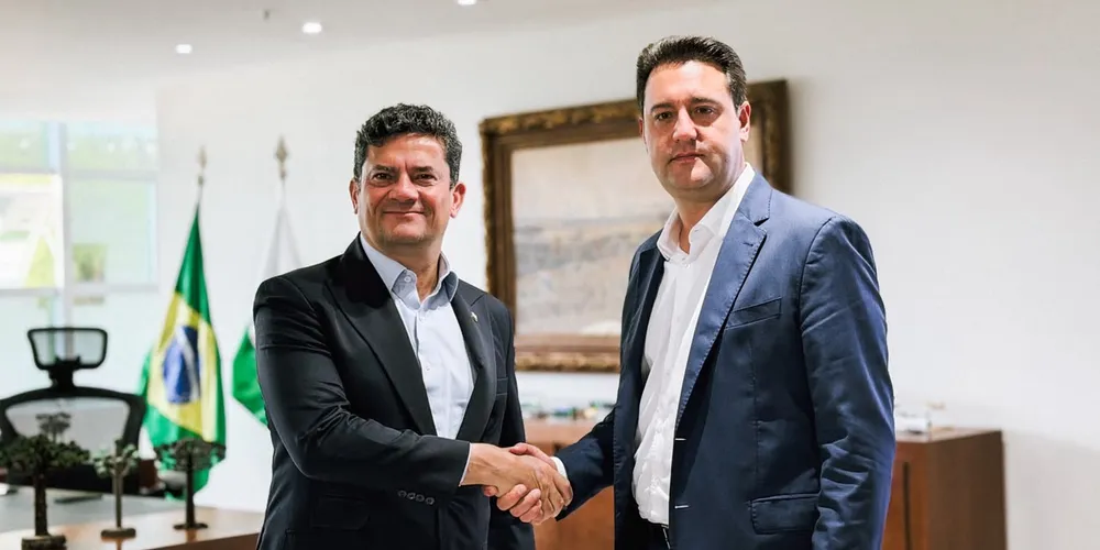 Encontro entre Moro e Ratinho Junior aconteceu nesta quinta-feira (15)