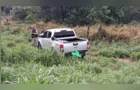 Caminhonete colide em traseira de caminhão e sai de pista na PR-151 em Carambeí