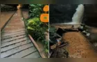'Buraco do Padre' segue fechado devido fortes chuvas em Ponta Grossa