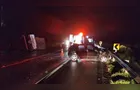 Carro com placas de PG colide contra carreta e motorista morre na BR-153 em Tibagi