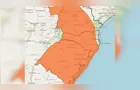 Inmet emite alerta laranja para tempestades no Sul nesta segunda
