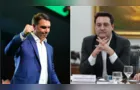 Flávio Bolsonaro acerta apoio de Ratinho Jr. à sua candidatura