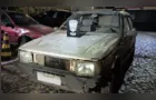 Veículo furtado é localizado em frente a barracão abandonado em PG