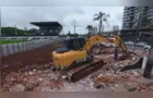 'Esquina do Germano Krüger' é demolida durante obras da Arena Espaço Smart