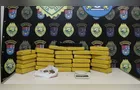Homem é preso com mais de 20 kg de maconha em sacos de ração em PG