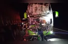 Motorista de ônibus morre em colisão com caminhão na BR-376 em PG