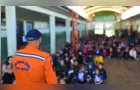 Defesa Civil realiza palestras sobre prevenção de desastres em escolas de Ponta Grossa