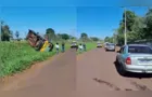 Morador de rua furta van escolar, foge e capota veículo na rodovia