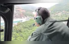 PCPR disponibiliza aeronave para auxiliar equipes da Copel a restabelecer energia no Vale do Ribeira