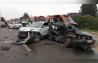 Acidente em Palmeira começou após carro cruzar a pista em local proibido