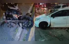 Motociclista fica ferida após colisão com carro em Ponta Grossa; veja