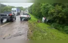 Acidente com três veículos deixa motorista de 46 anos morto em Irati