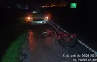 Colisão na PR-340 deixa ciclista ferido em Castro