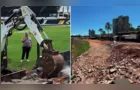 Operário divulga imagens do início das obras da Arena Espaço Smart; confira