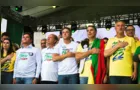 Moro e governadores eleitos do Sul participam de ato de apoio a Flávio Bolsonaro em Curitiba
