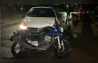 Colisão entre carro e moto deixa ferido na região da 31 de Março em PG