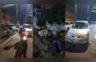 Homem é preso após agredir companheira e avançar contra policiais no Paraná
