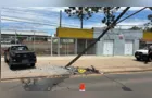 Motorista passa mal ao volante, bate em poste e bloqueia 'Carlos Cavalcanti' em PG