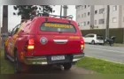 Explosão de gás de cozinha arremessa morador e estoura janelas de apartamento em Curitiba