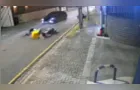 Após ser atropelado, motoboy fica sem trabalhar por conta dos estragos causados na moto