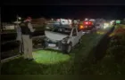Acidente na PRC-373 envolve caminhão e 4 carros entre Carambeí e PG