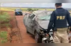 Motorista capota carro com pai e três crianças em Cascavel