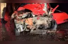 Batida frontal deixa três mortos durante chuva na BR-158