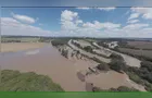 Vídeo mostra Distrito de Uvaia alagado após fortes chuvas em Ponta Grossa
