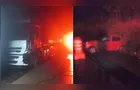 Carro é atingido por caminhão em trecho de obras na PR-460 em Pitanga