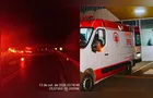 Passageira fica ferida após colisão entre carros na PR-364 em Inácio Martins