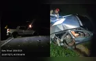 Colisão traseira deixa dois motoristas feridos na PR-151 em Castro